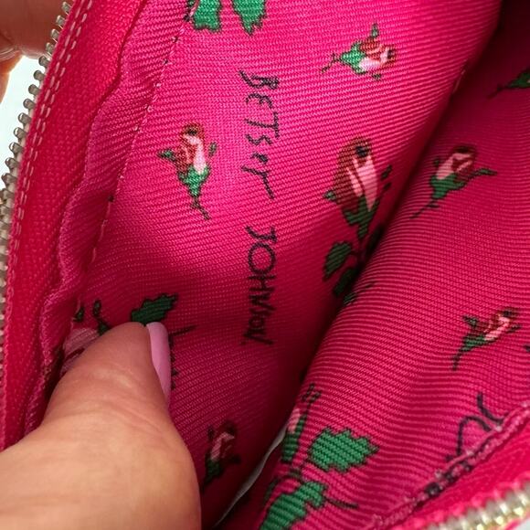 Betsey Johnson Leopard Print Zippered Pouch Case - Picture 6 of 8